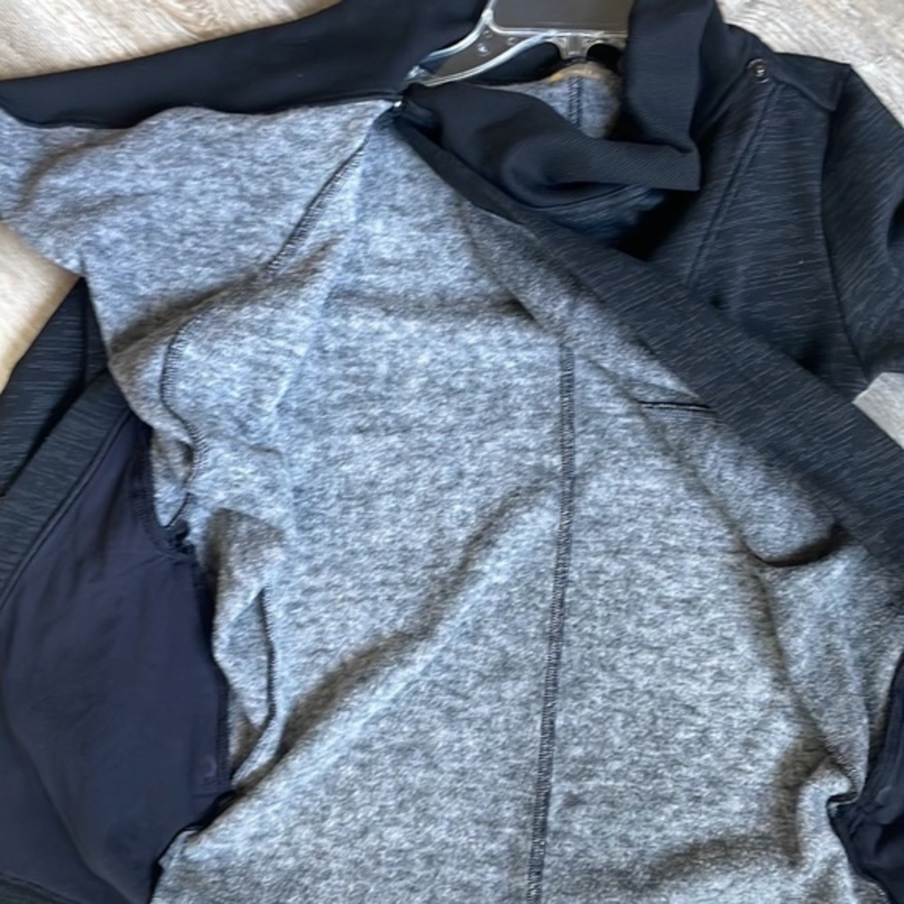 Zella jacket, wraparound, dark gray black size XS - Picture 13 of 13